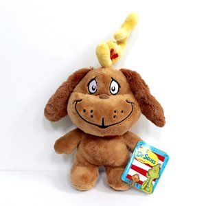 Aurora The Grinch Max Dog Reindeer Plush Stuffed Animal 12"